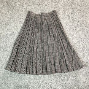 Vintage Rolling Hills In Pacifica Skirt Women's Plaid Gray Size 0 Waist 24